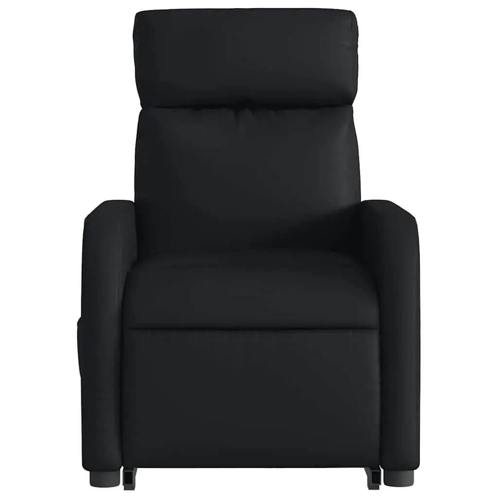 Stand up Massage Recliner Chair Black Faux Leather Price