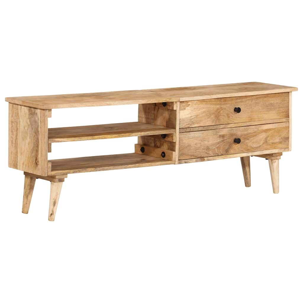 TV Cabinet 140x30x50 cm Solid Mango Wood Price
