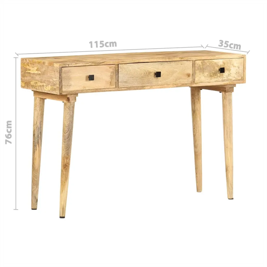 Console Table 115x35x76 cm Solid Mango Wood Price