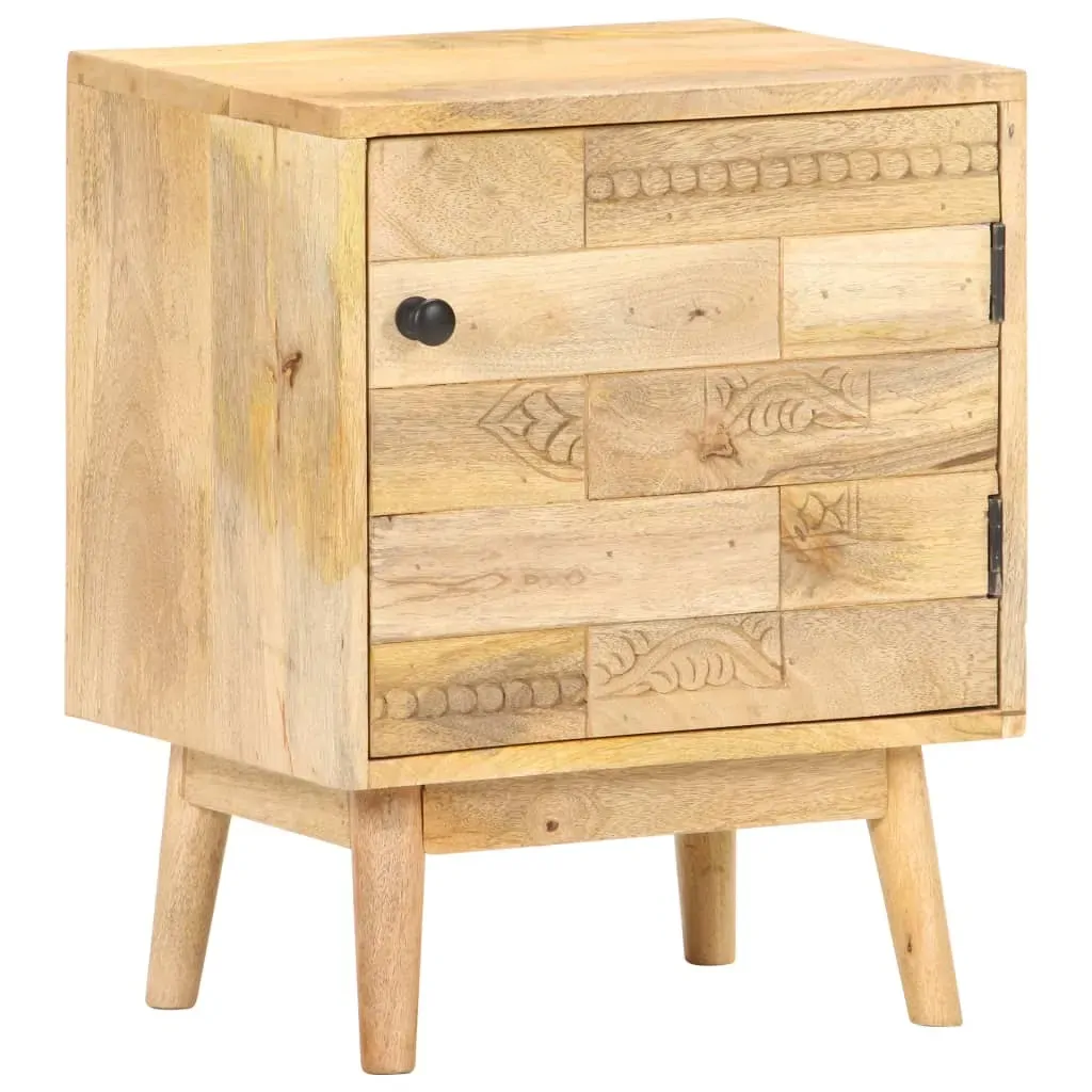 Bedside Cabinet 40x30x50 cm Solid Mango Wood Price
