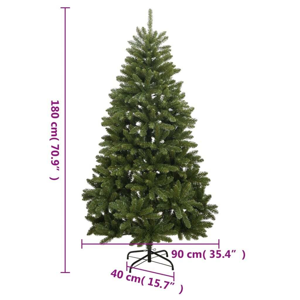 Artificial Hinged Christmas Tree 300 LEDs 180 cm Price