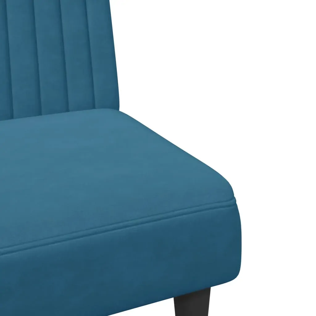2 Piece Sofa Set Blue Velvet Price