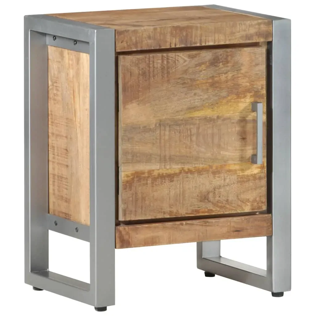 Bedside Cabinet 40x30x50 cm Rough Mango Wood Price
