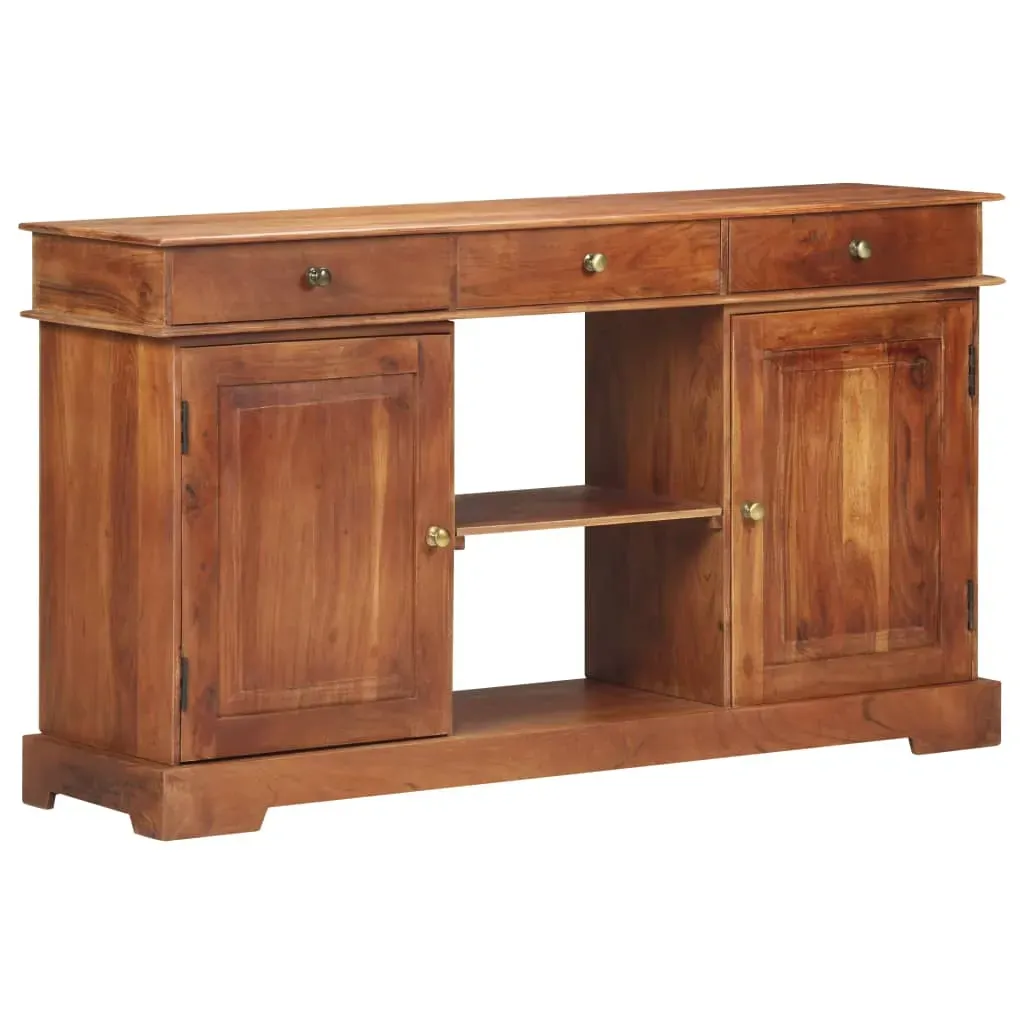 Sideboard 135x35x75 cm Solid Acacia Wood Price