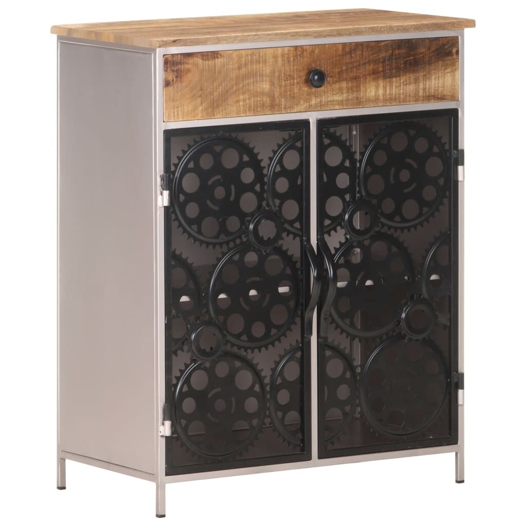 Sideboard 60x35x75 cm Rough Mango Wood & Iron Price