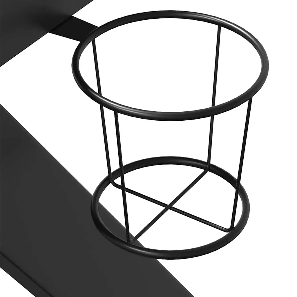 Gaming Desk with K Shape Legs Black 90x60x75 cm Price