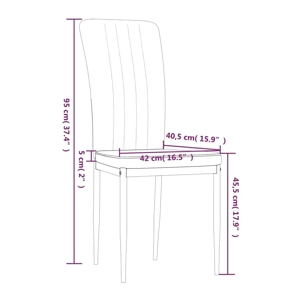 Dining Chairs 4 pcs Black Velvet Price