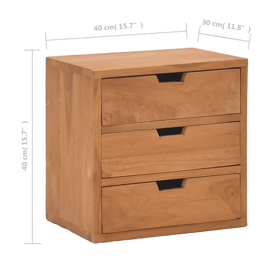 Bedside Cabinet 40x30x40 cm Solid Teak Wood Price