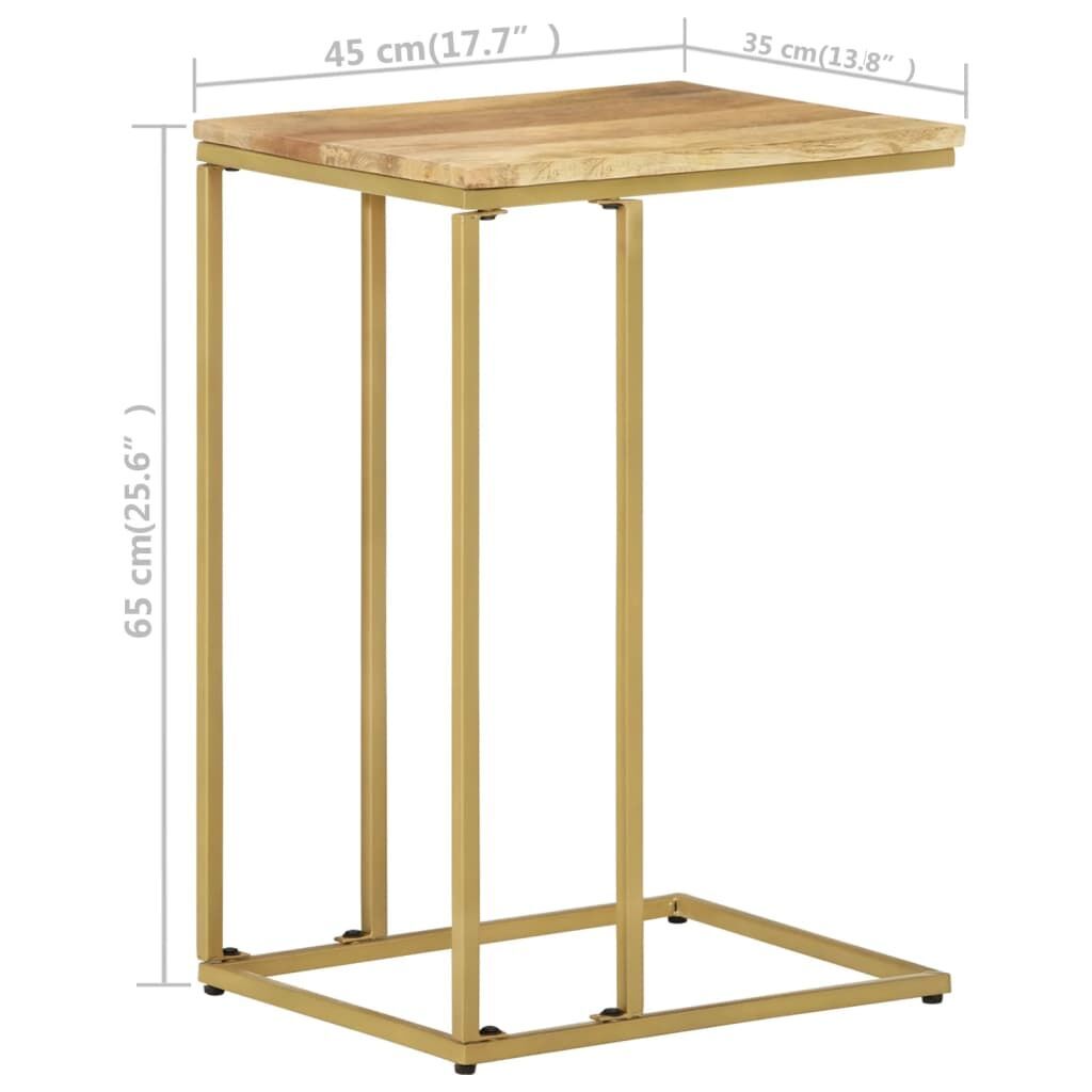 Side Table 35x45x65 cm Solid Mango Wood Price