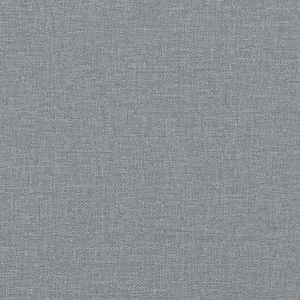 Rocking Chair with a Stool Light Grey Fabric Price