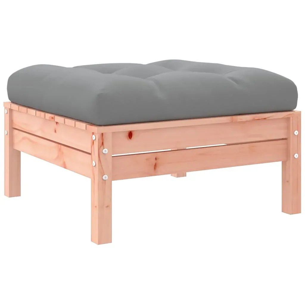 5 Piece Garden Sofa Set with Cushions Solid Wood Douglas Fir Price