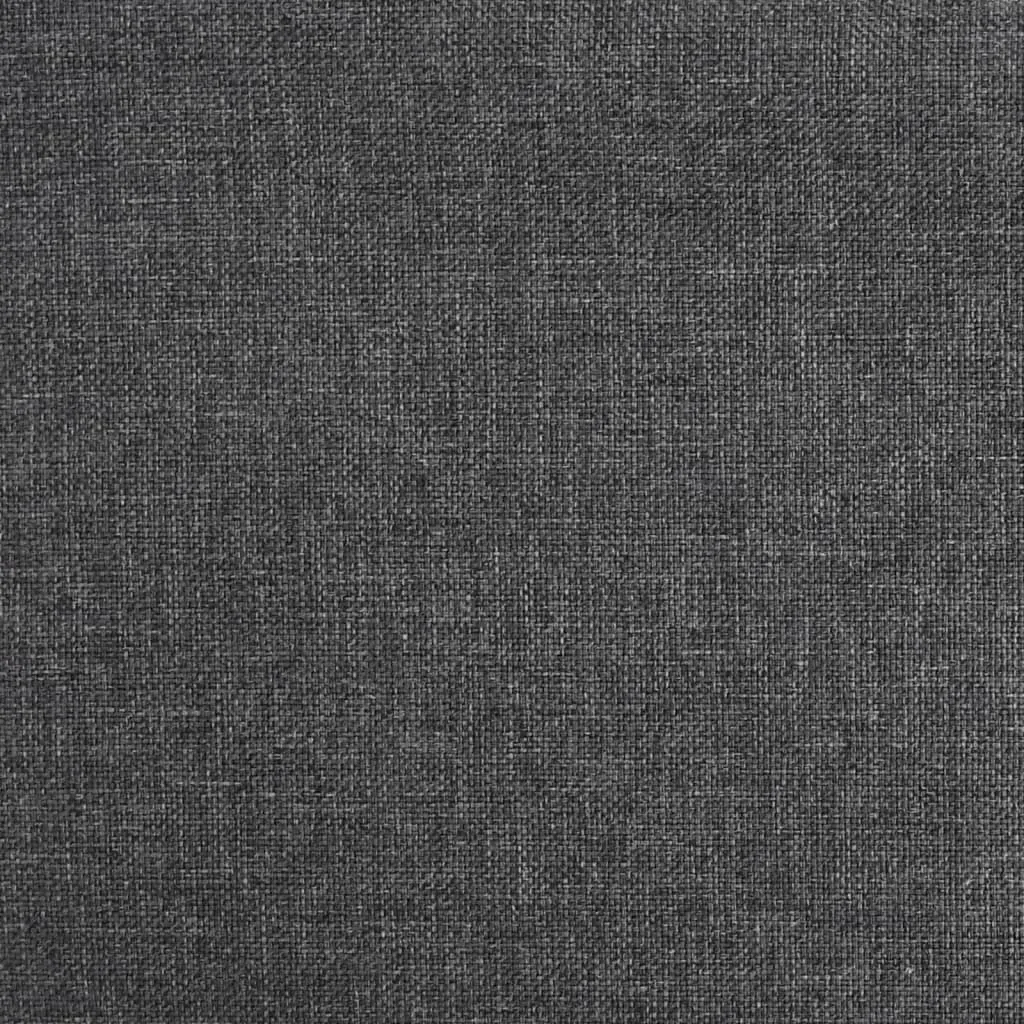 Bar Stools 2 pcs Dark Grey Fabric Price