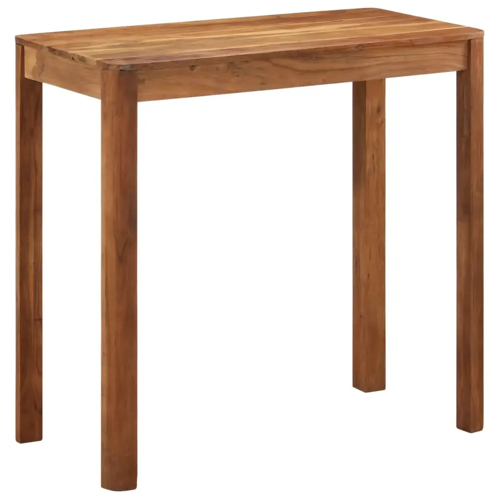 Bar Table Solid Wood Acacia with Honey Finish 110x55x106 cm Price