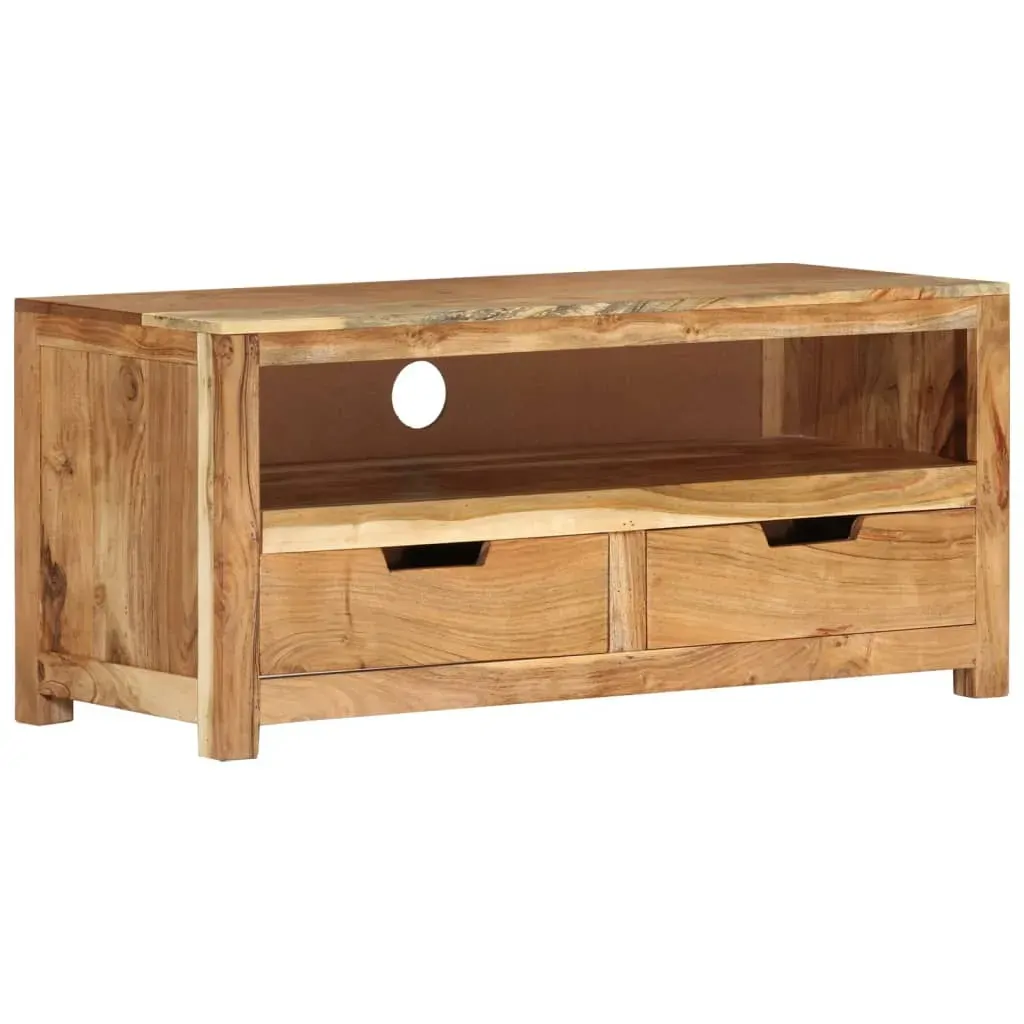 TV Cabinet 88x35x40 cm Solid Wood Acacia Price