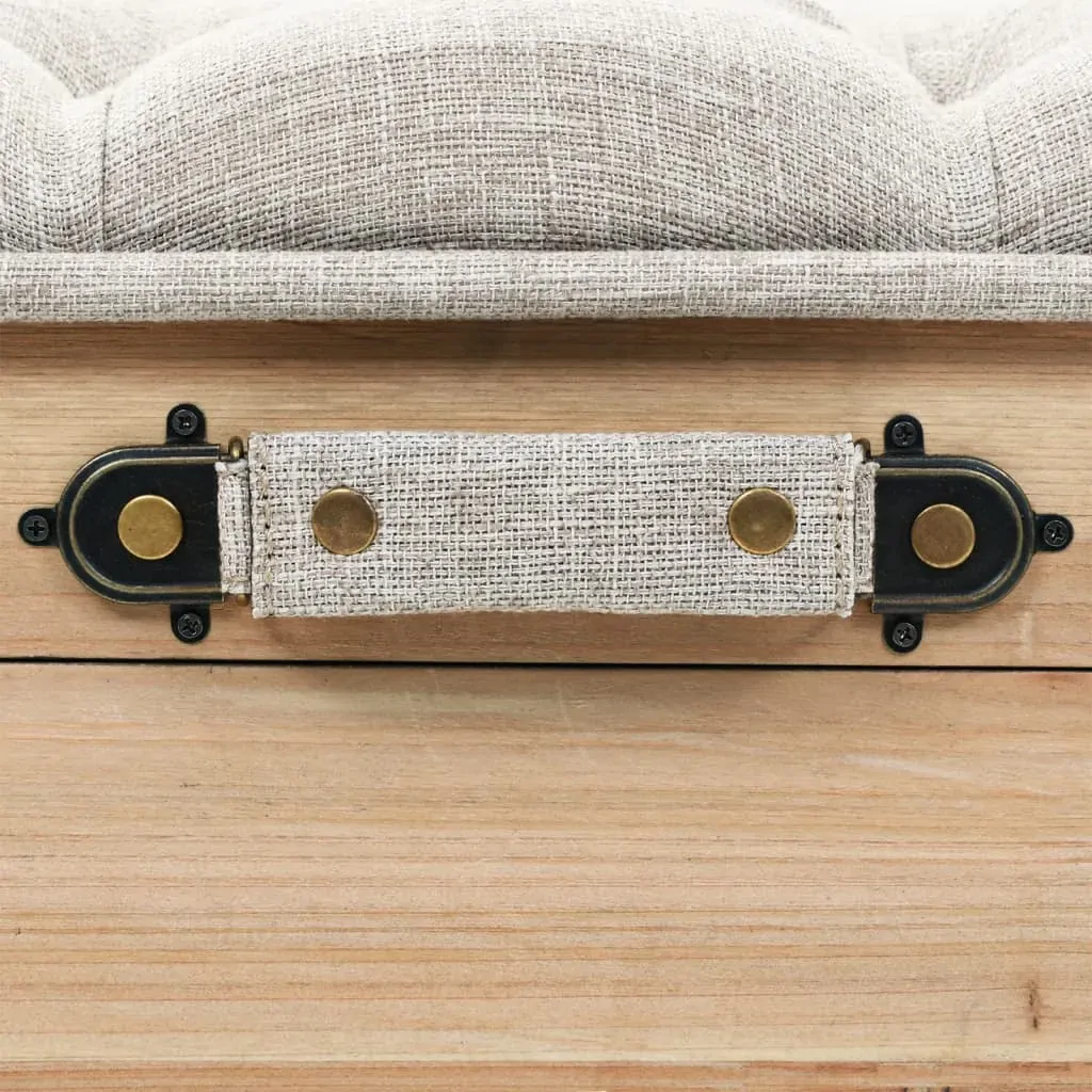 Storage Bench 110 cm Solid Firwood Price
