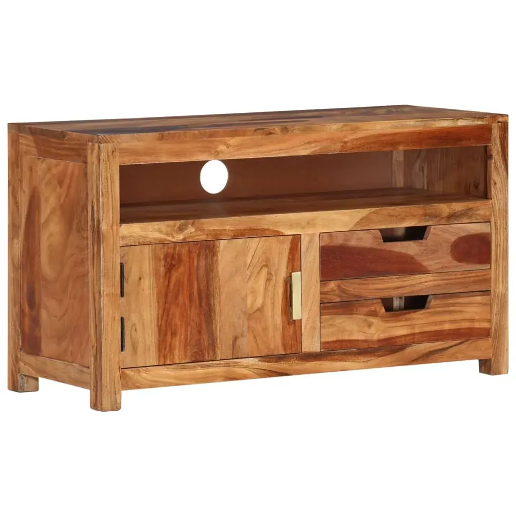 TV Cabinet 90x34.5x50 cm Solid Wood Acacia Price