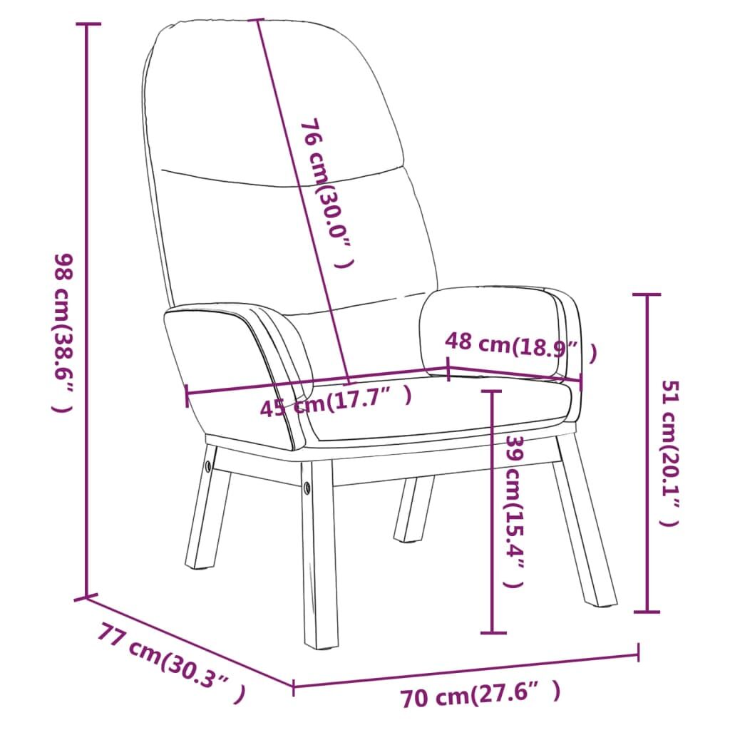 Relaxing Chair Light Grey Fabric Price