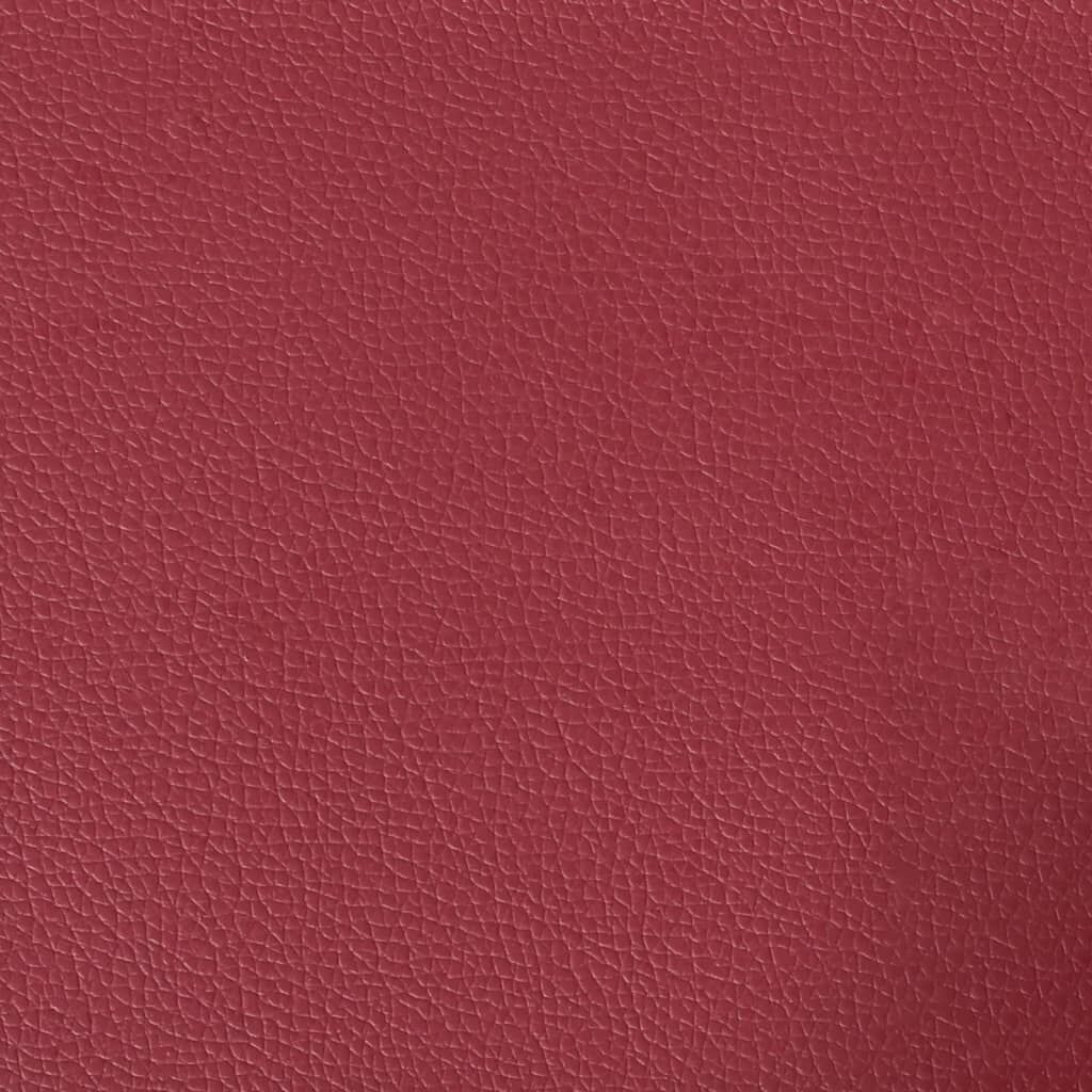 Massage Chair Wine Red Faux Leather Price