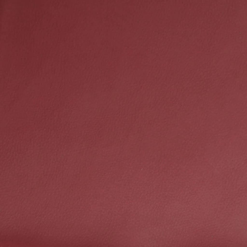 Massage Chair Wine Red Faux Leather Price