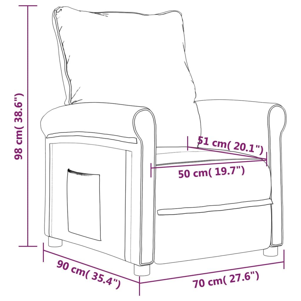 Recliner Chair Cream Fabric Price