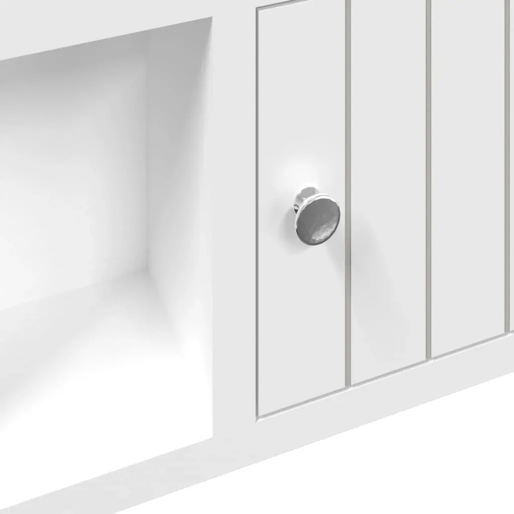 Key Cabinet White 40x8.5x20 cm Engineered Wood&Steel Price