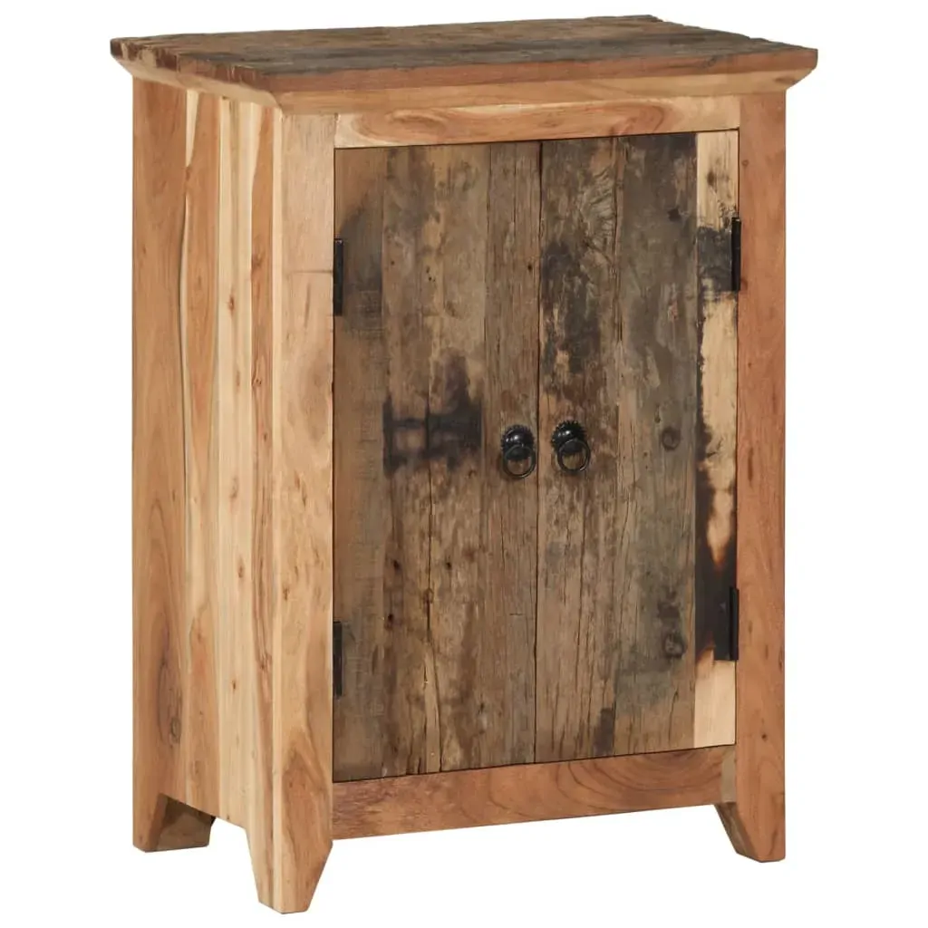 Sideboard 55x33x75 cm Solid Wood Acacia and Reclaimed Price
