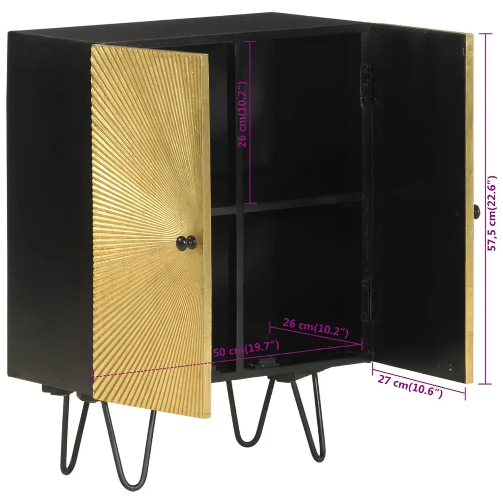 Sideboard 55x30x75 cm Solid Wood Mango Price