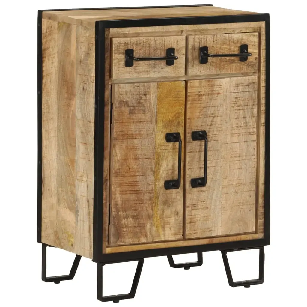 Sideboard with 2 Drawers 53x31x72 cm Solid Wood Mango and Iron Price