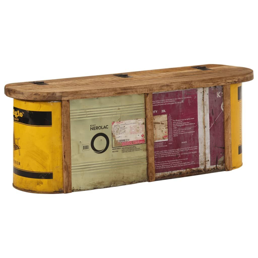 Storage Bench/Sideboard 120x30x40 cm Solid Wood Reclaimed Price
