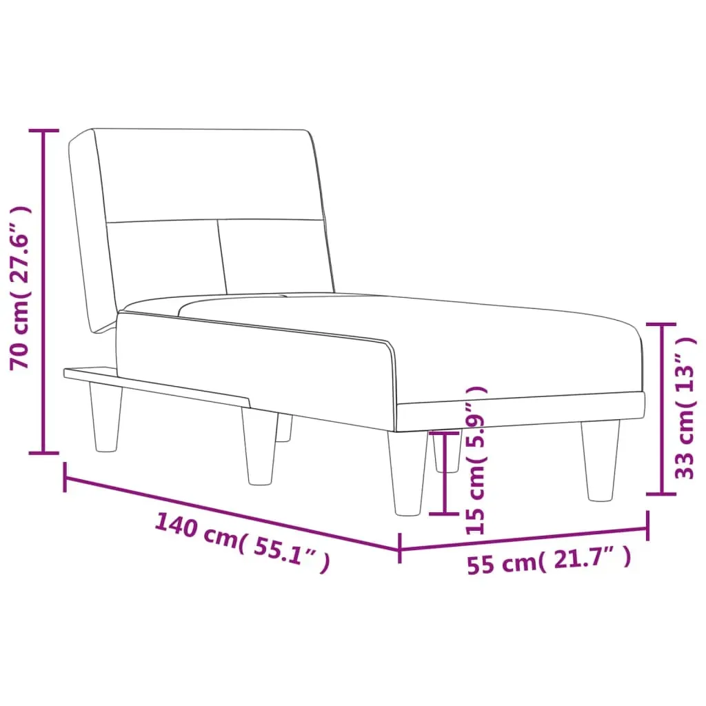 Chaise Longue Black Fabric Price