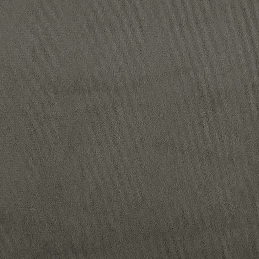 Bed Frame without Mattress Dark Grey King Single Size Velvet Price