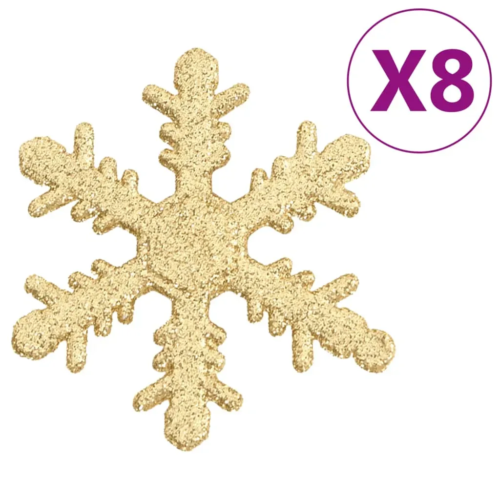 111 Piece Christmas Bauble Set Gold Polystyrene Price