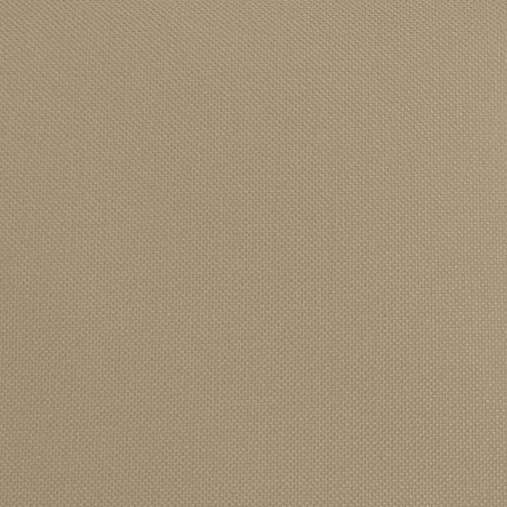 Folding Sun Lounger Taupe Oxford Fabric and Powder-coated Steel Price
