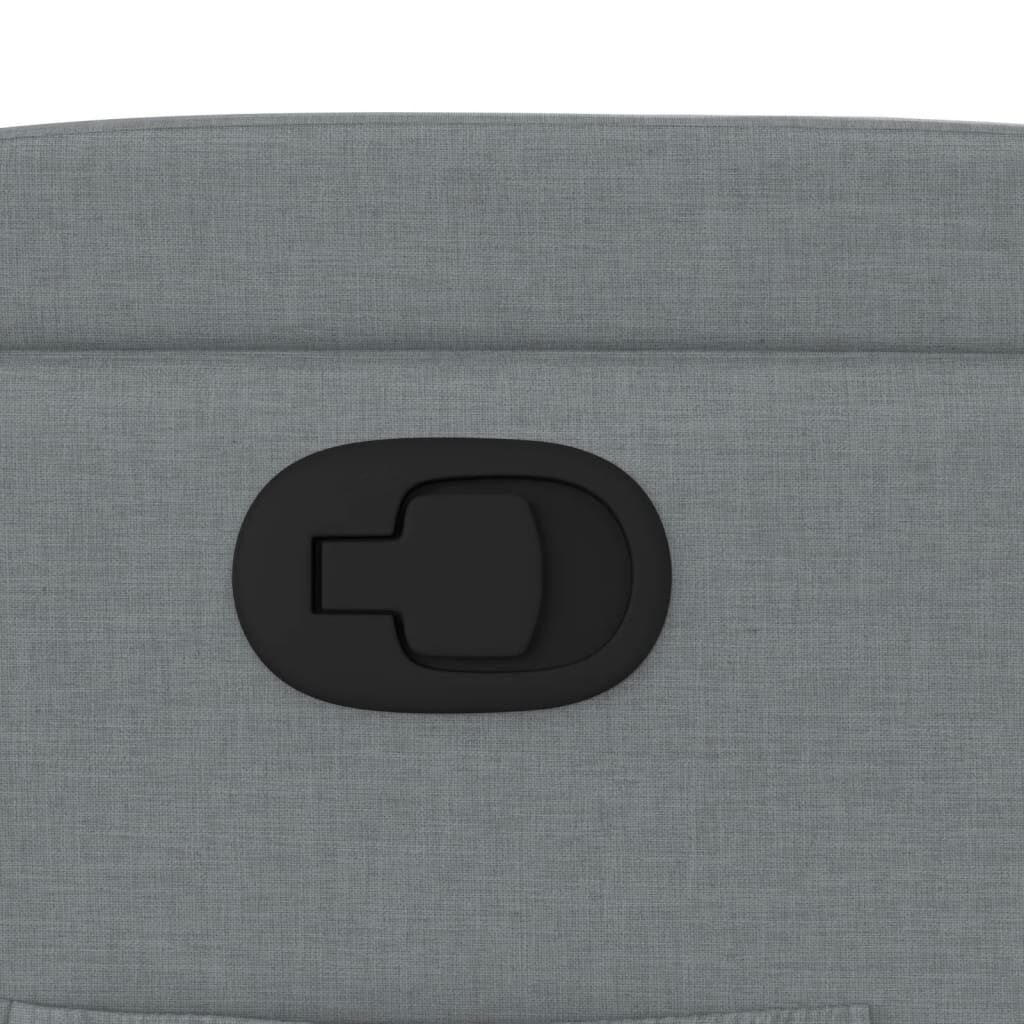 Recliner Chair Light Grey Fabric Price