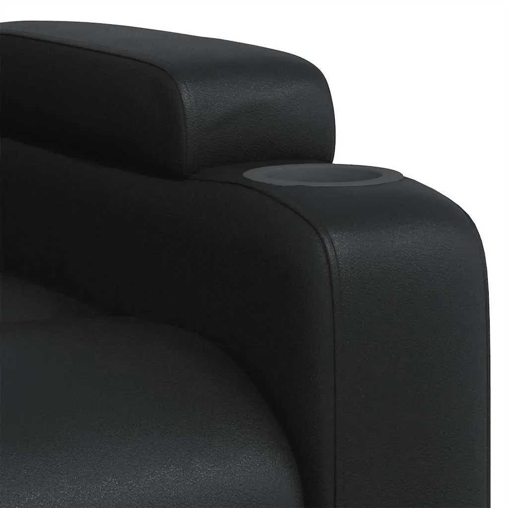 Recliner Chair Black Faux Leather Price
