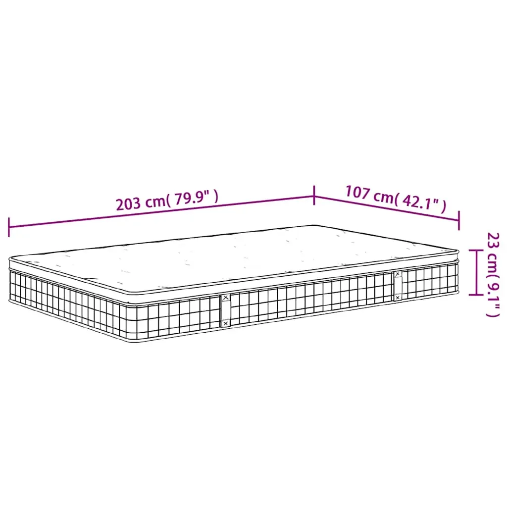 Bonnell Spring Mattress Medium 107x203 cm King Single Size Price