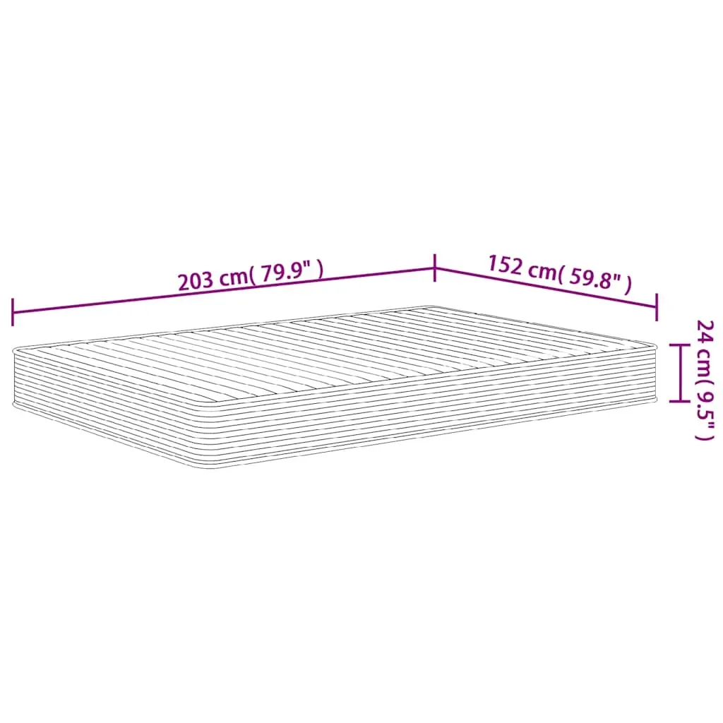 Foam Mattress Medium Soft 152x203 cm Queen Size Price