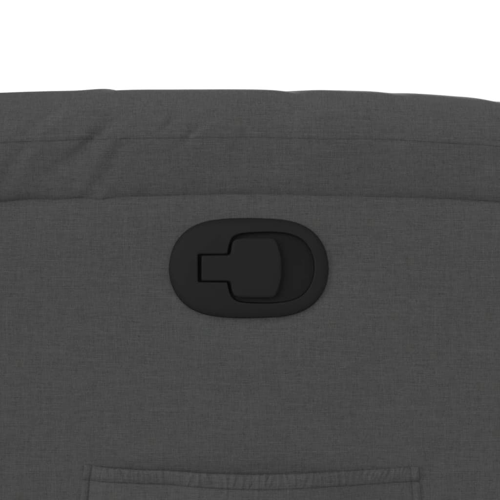 Recliner Chair Dark Grey Fabric Price