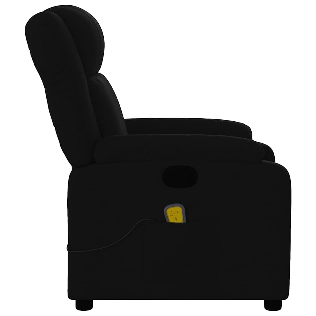 Massage Recliner Chair Black Fabric Price