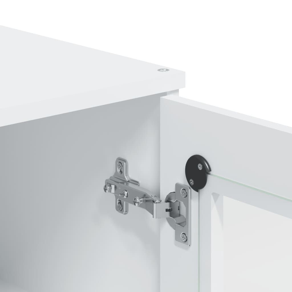 Top for Highboard VIKEN White Engineered Wood Price