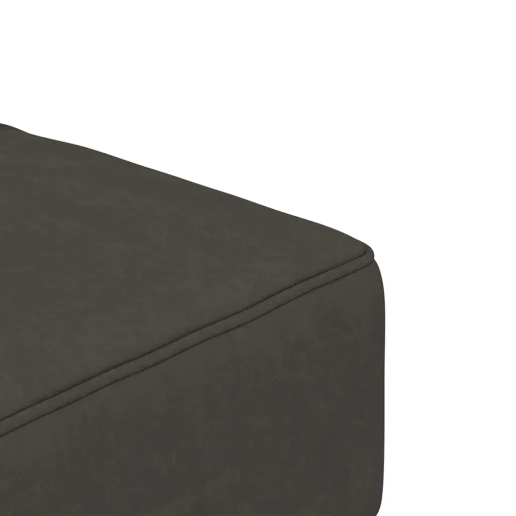 2-Seater Sofa Bed with Two Pillows Dark Grey Velvet Price