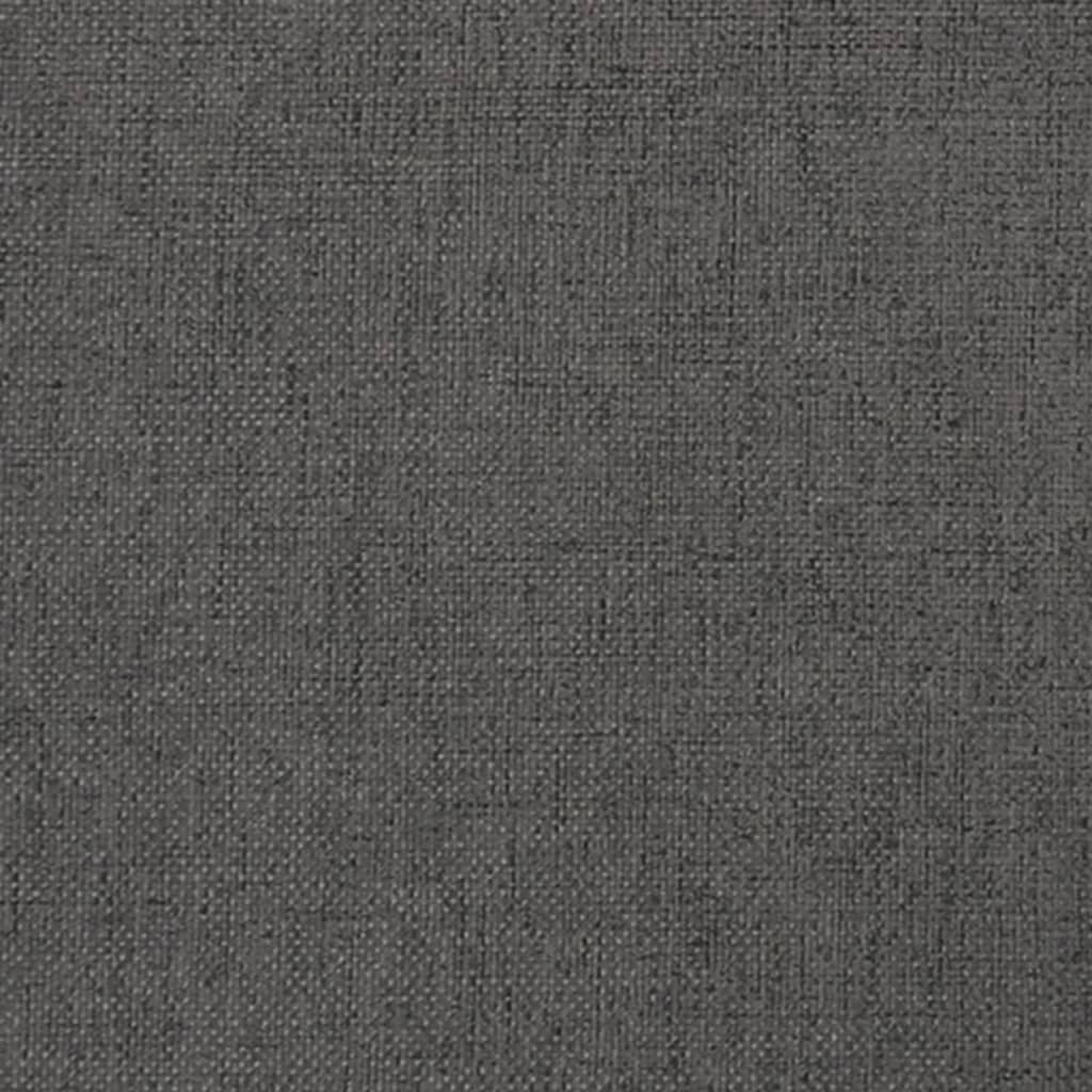 2-Seater Sofa Bed with Two Pillows Dark Grey Fabric Price