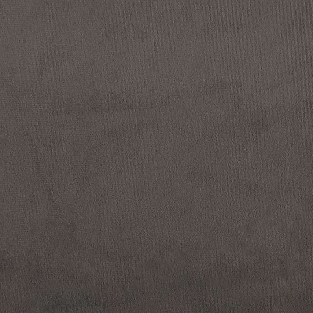 2-Seater Sofa Bed Dark Grey Velvet Price