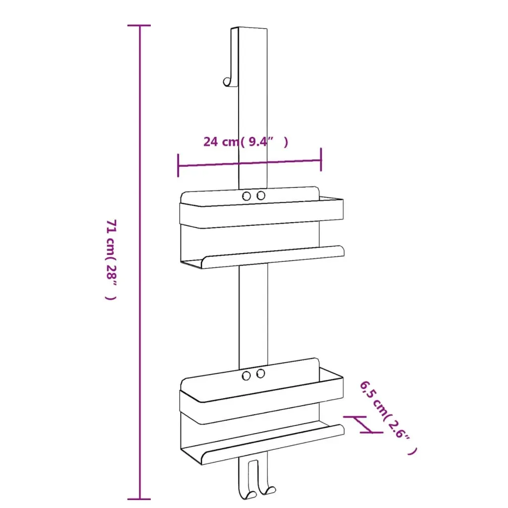 Hanging Shower Caddy Brushed 304 Stainless Steel Price