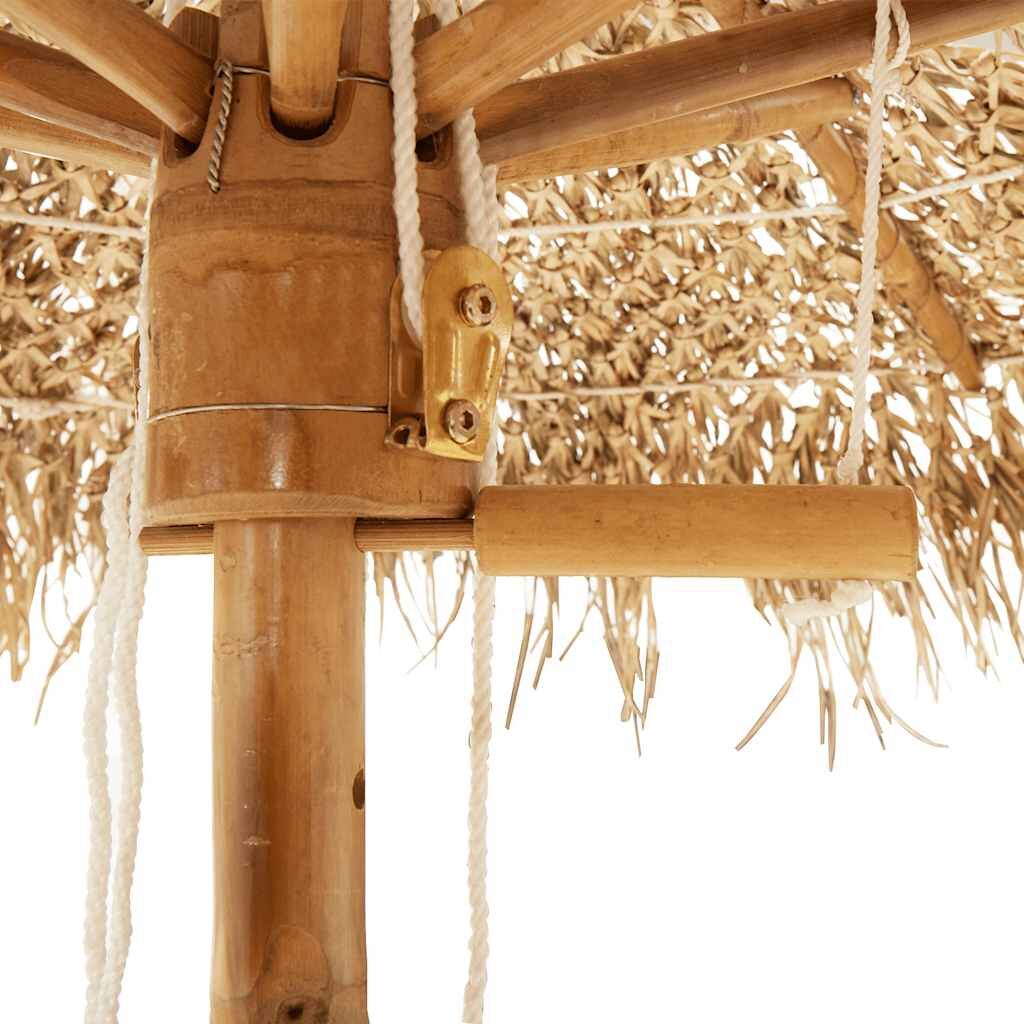 Bamboo Garden Parasol 270 cm with Banana Leaf Roof Price