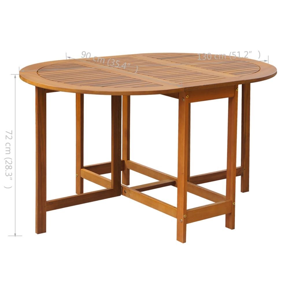 5 Piece Folding Outdoor Dining Set Solid Acacia Wood Price