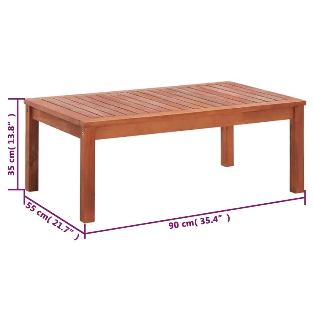 4 Piece Garden Lounge Set Solid Acacia Wood Price