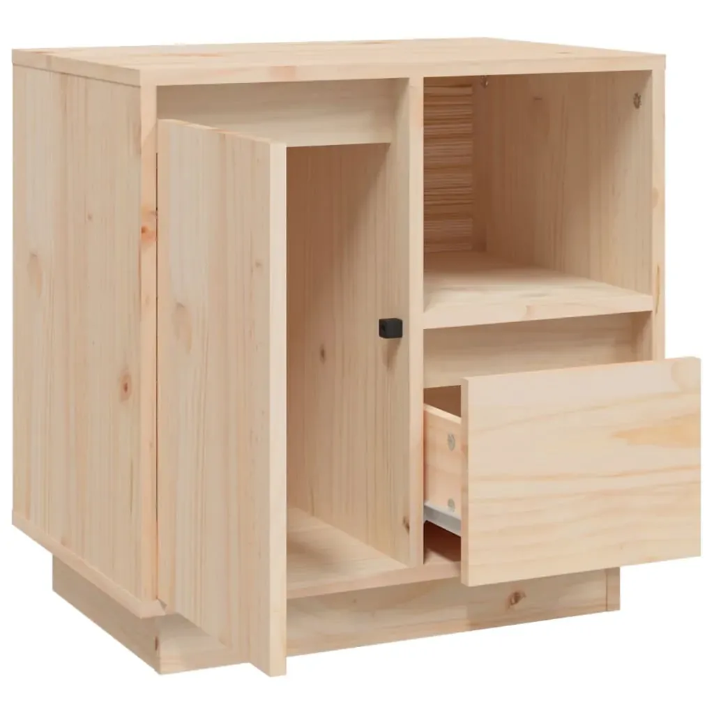 Bedside Cabinets 2 pcs 50x34x50 cm Solid Wood Pine Price