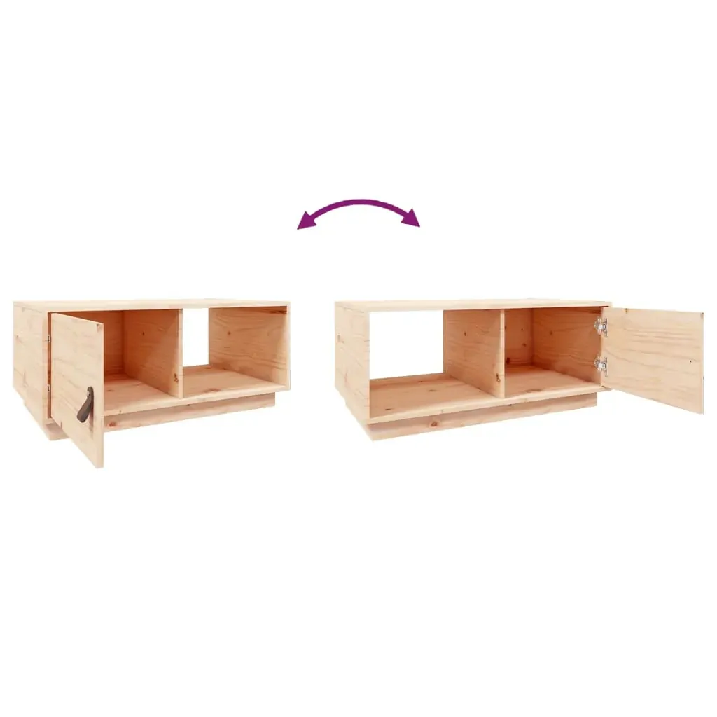 Coffee Table 80x50x35.5 cm Solid Wood Pine Price