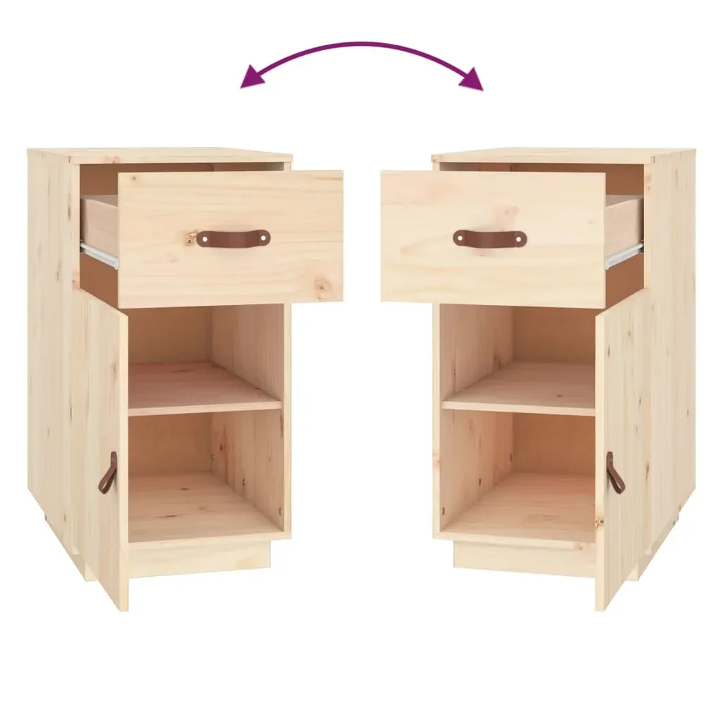 Desk Cabinet 40x50x75 cm Solid Wood Pine Price